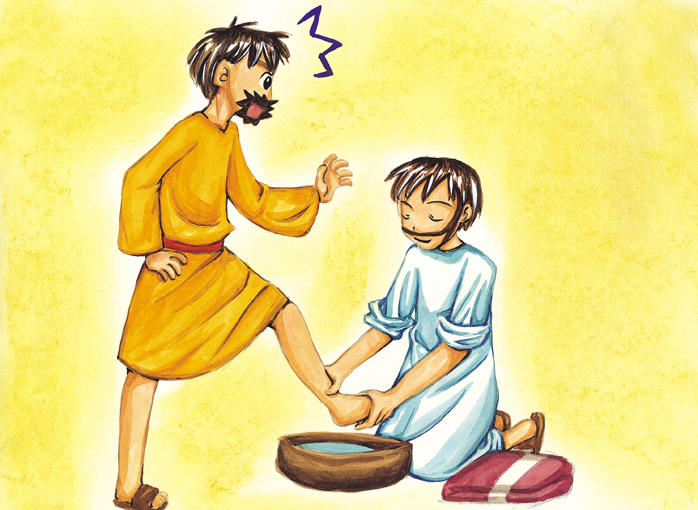 5권7테마 33. 제자들의 발을 씻기신 예수님 (ppt설교)